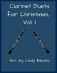 Clarinet Duets For Christmas, Vol. I P.O.D cover